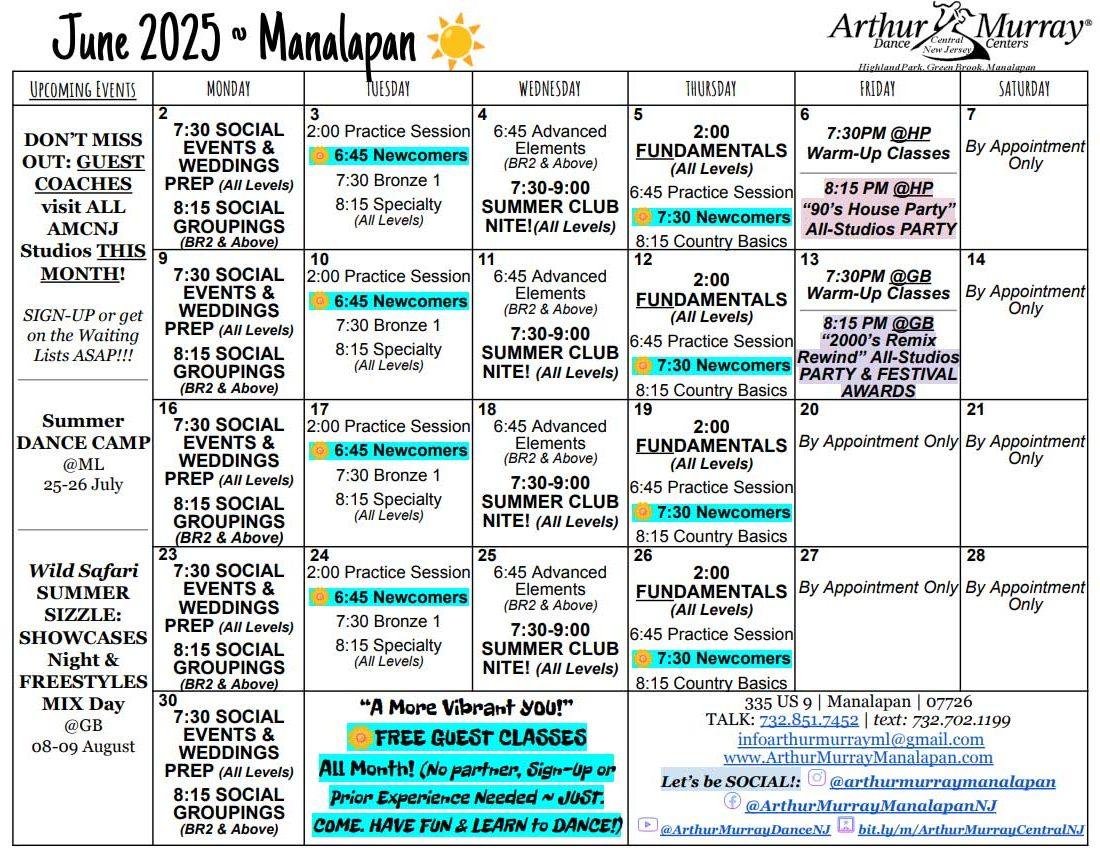 June 2025 ML Calendar