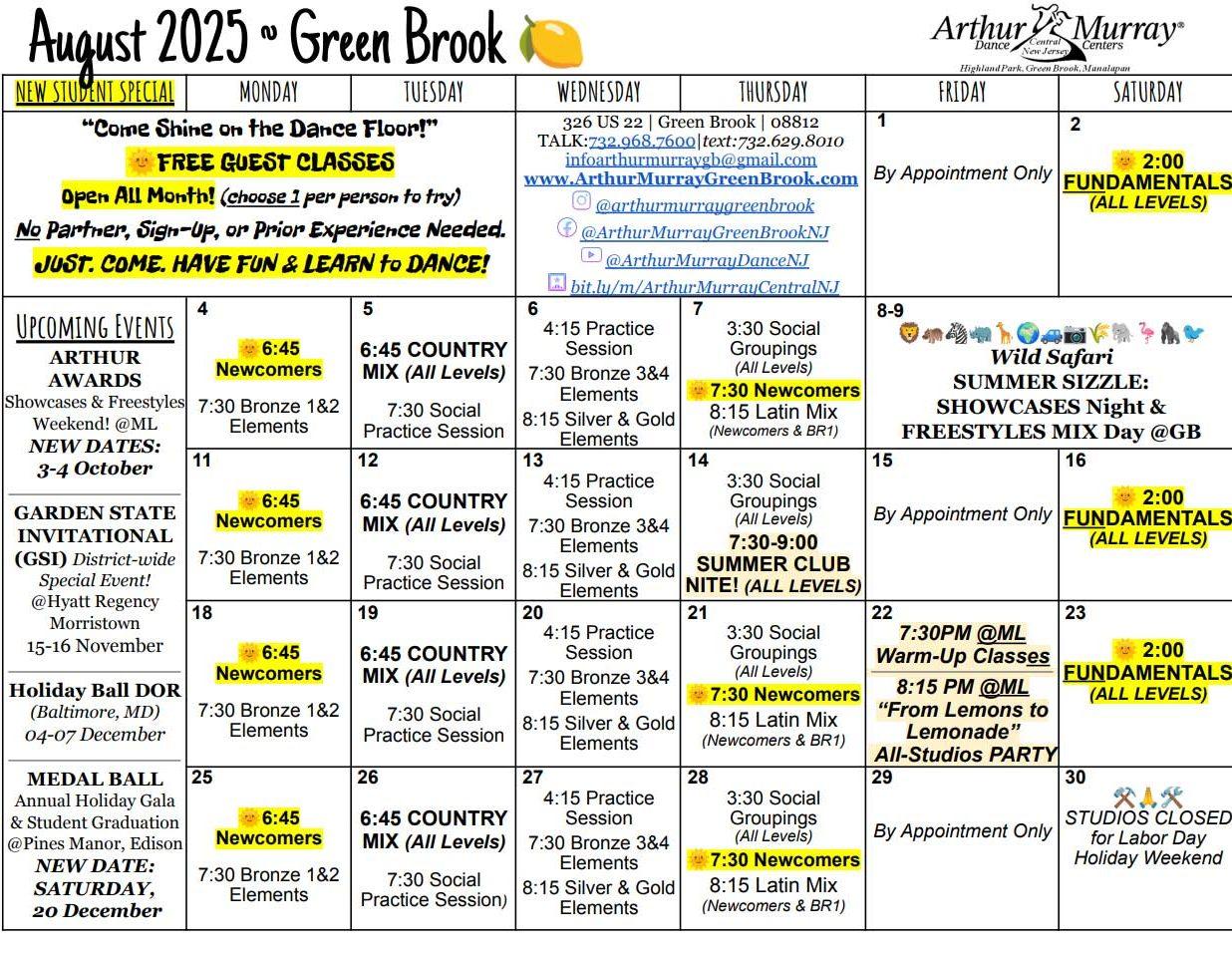 August 2025 GB Calendar