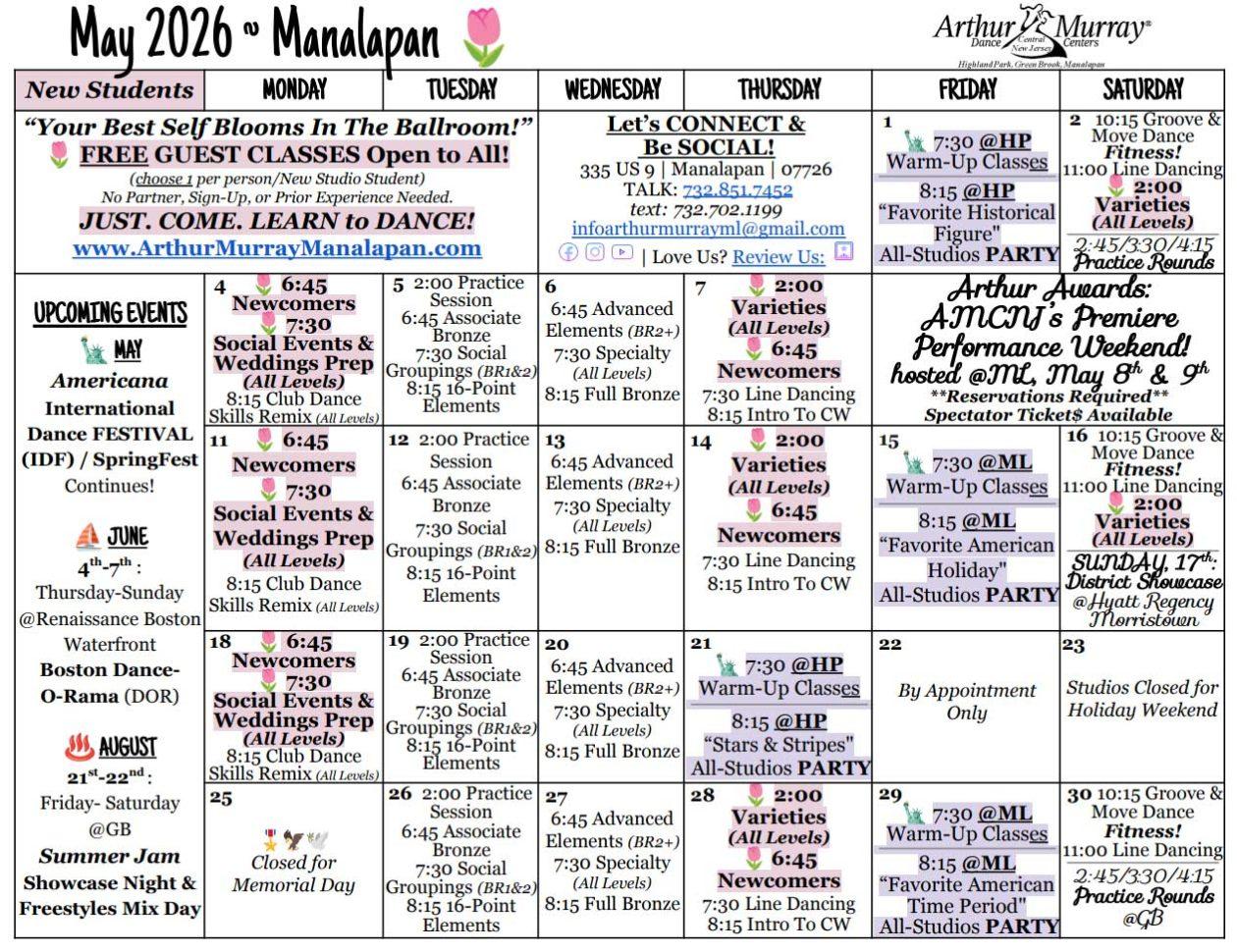 May 2026 Calendar ML